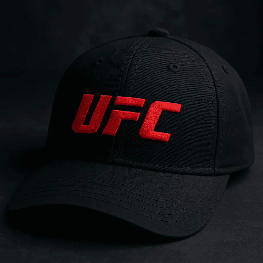 UFC Cap: Black cap by 3rdEra, front view