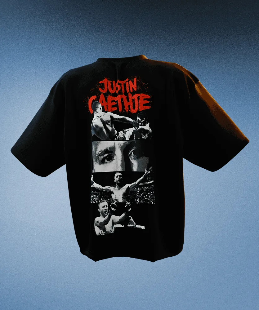 Justin Gaethje oversized tee by 3rdEra, front view
