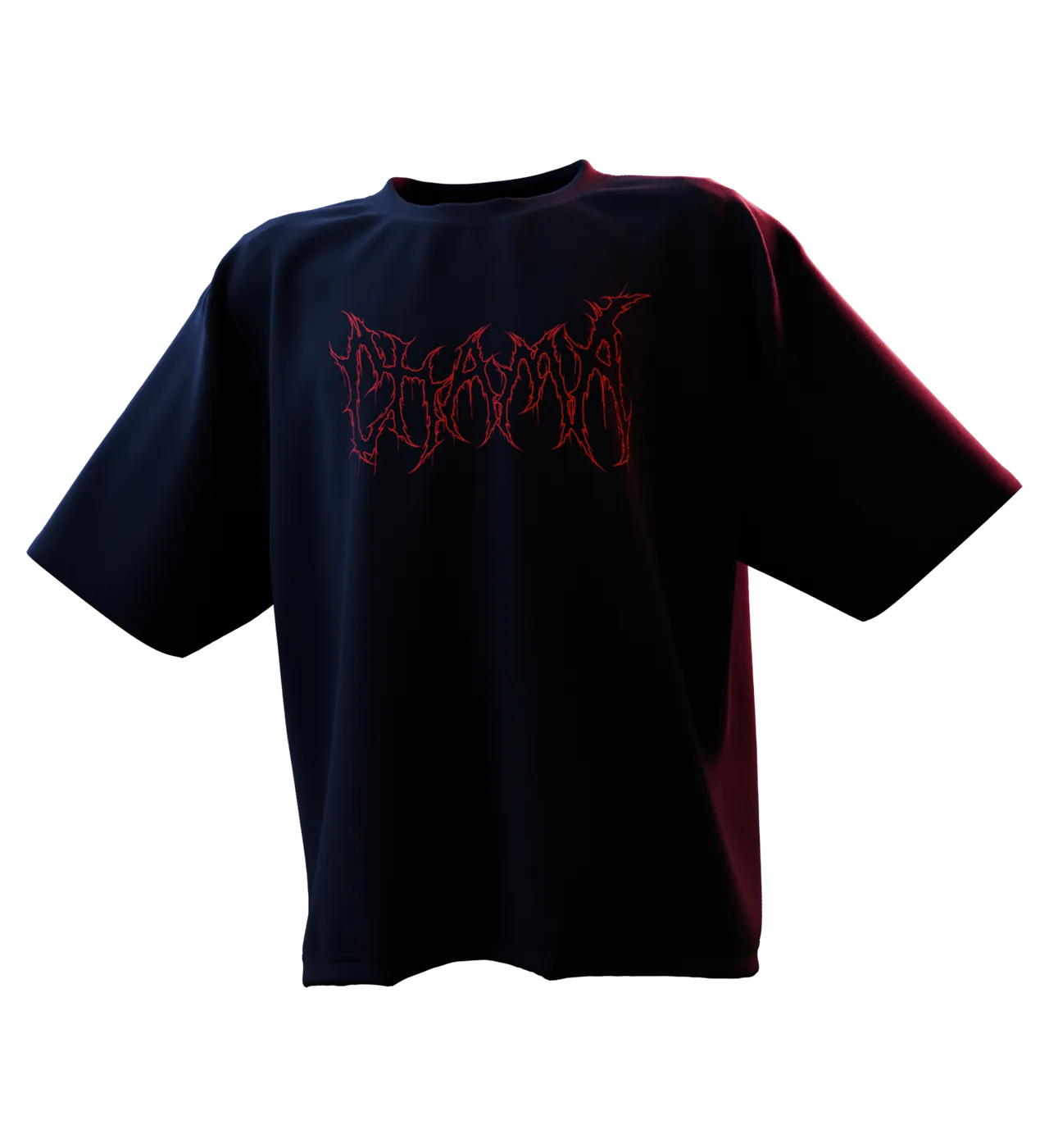Alex: Chama oversized tee by 3rdEra, front view