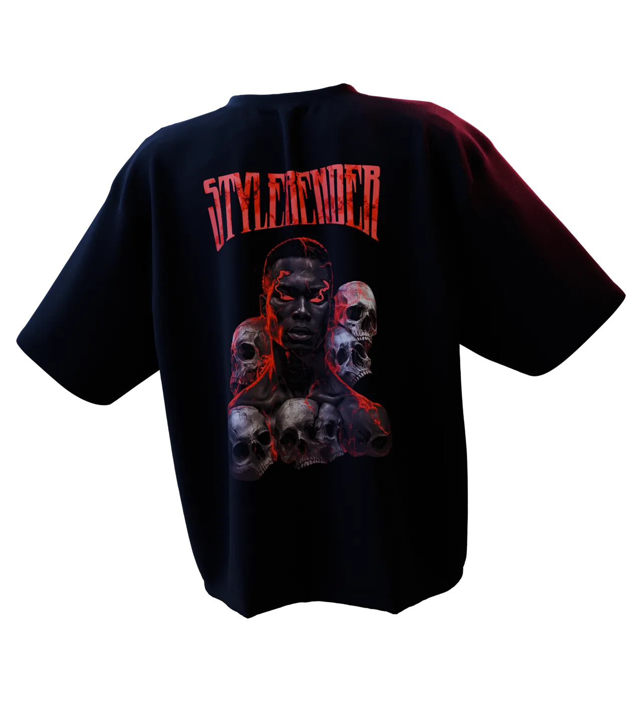 Israel Adesanya oversized tee by 3rdEra, front view