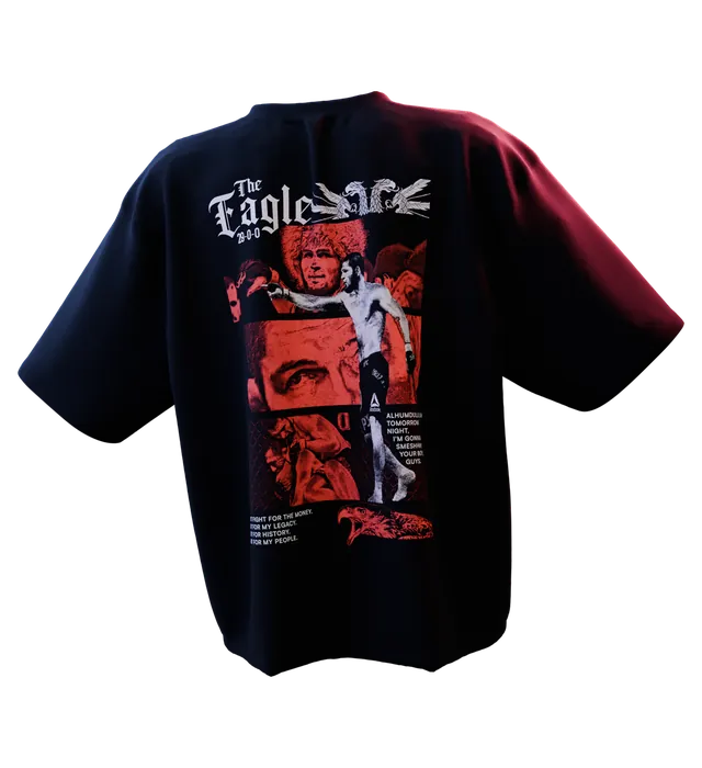 Khabib: The Eagle oversized tee by 3rdEra