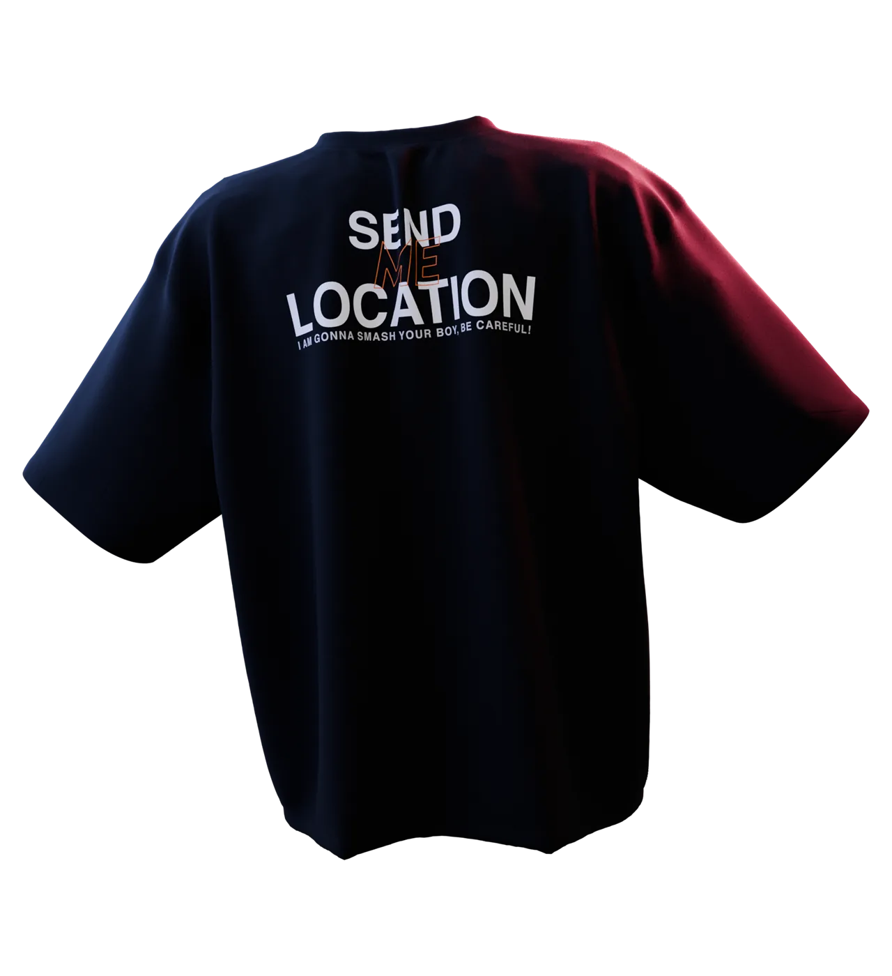Khabib: Location oversized tee by 3rdEra, front view