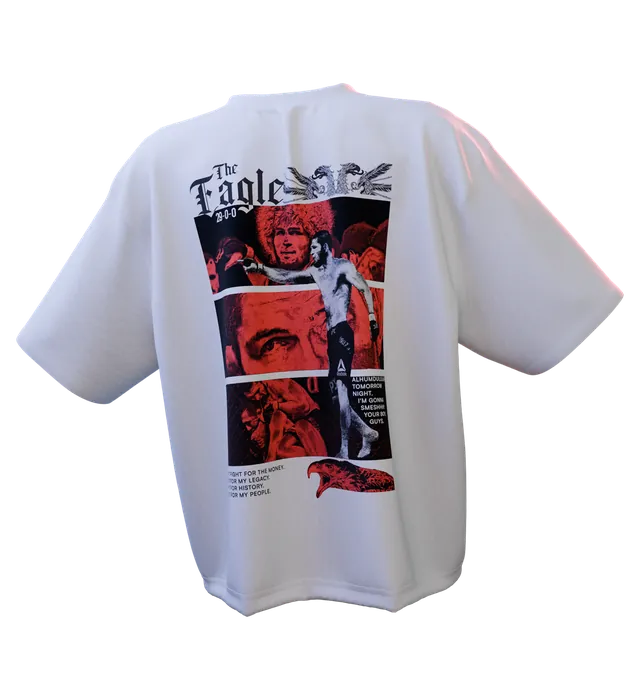 The Eagle-White oversized tee by 3rdEra