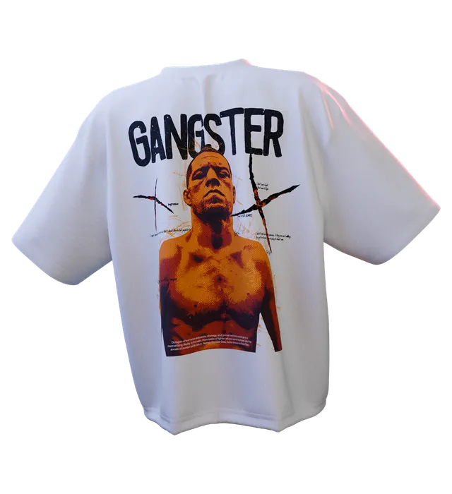 Nate Diaz-White oversized tee by 3rdEra